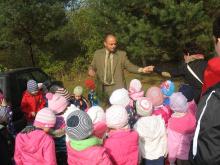 Dzieci z wizytą w Leśnictwie Filice
