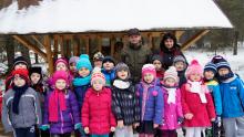 Dzieci z wizytą w Borównie